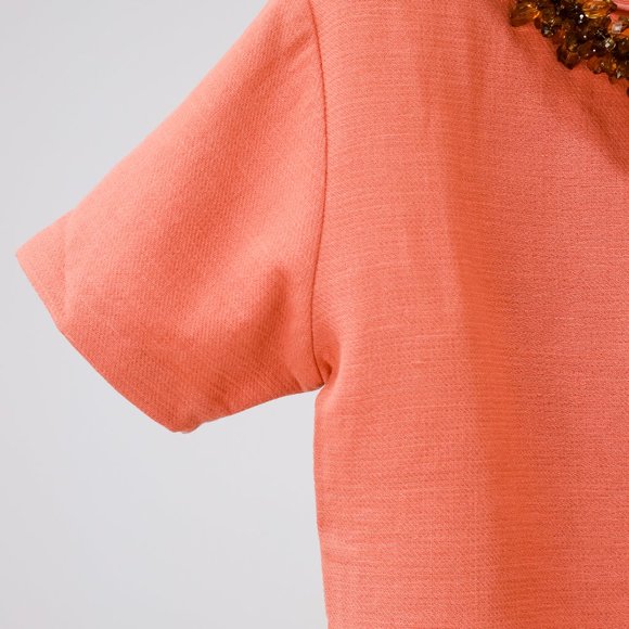 Marni Beaded Collar Wool Tee - Picture 5 of 13